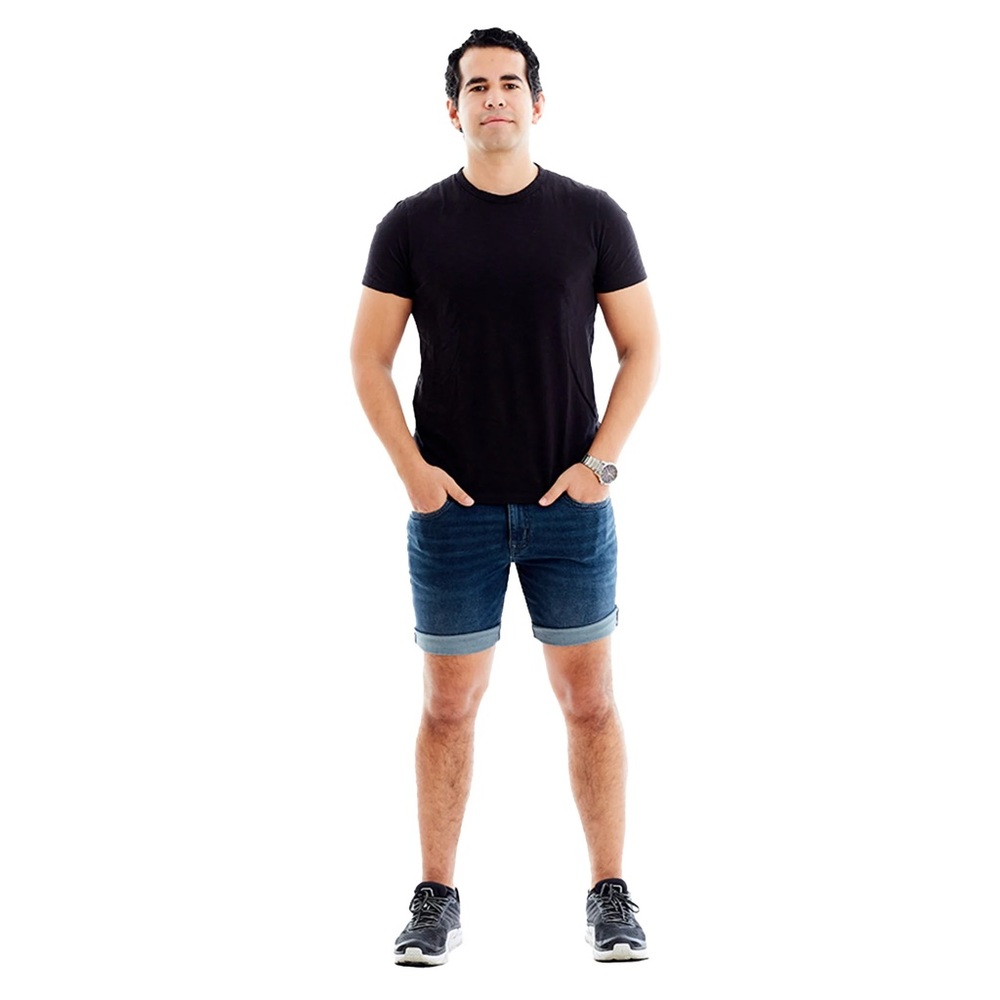 NWT The Perfect Jean NYC Jean Shorts W36 in Captain (Midnight Blue)